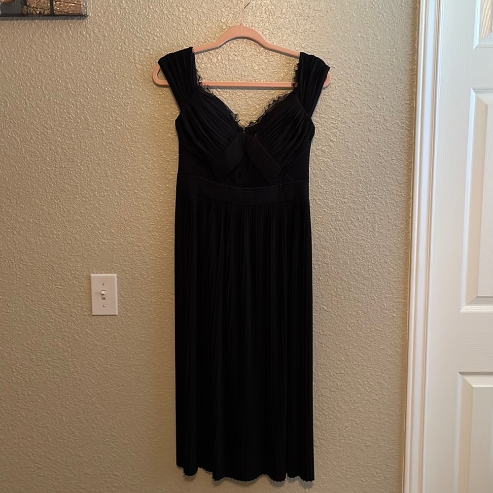 Asos black midi dress. Size 6